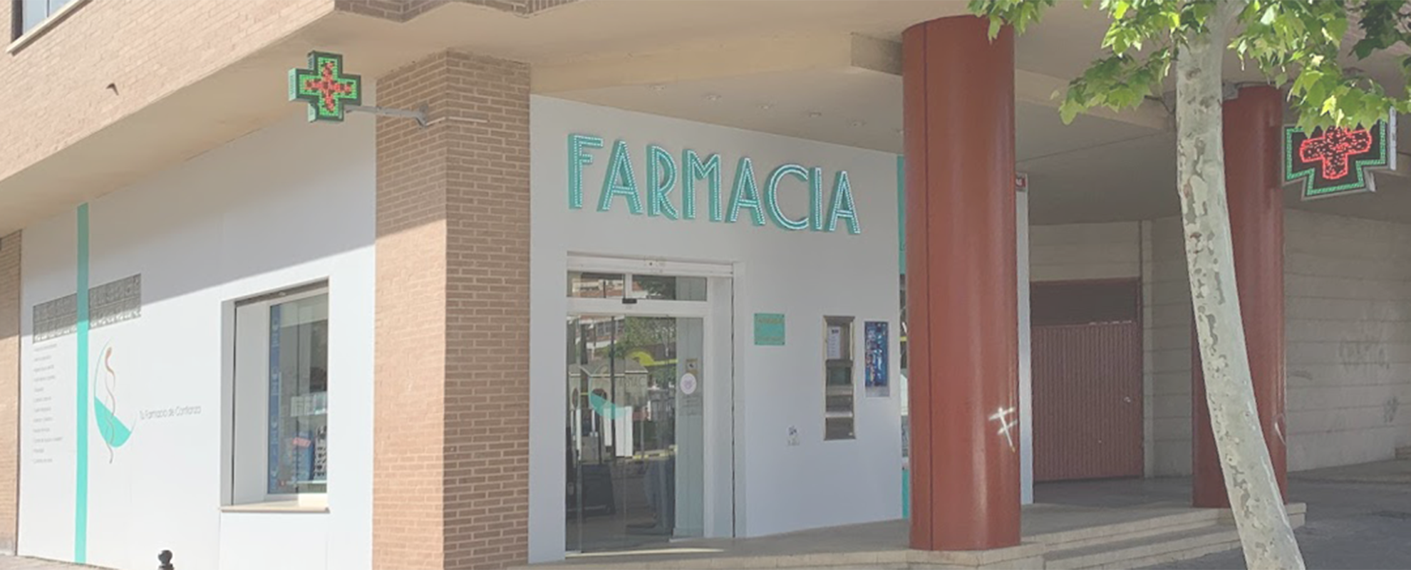 Foto fachada de farmacia en Albacete, farmacia Dora Liante