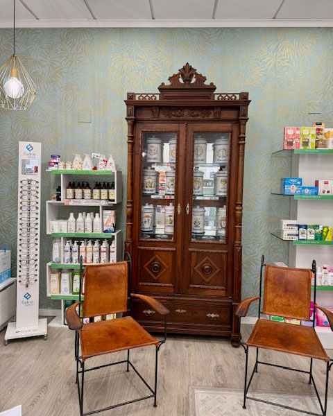 Interior farmacia Dora Liante en Albacete